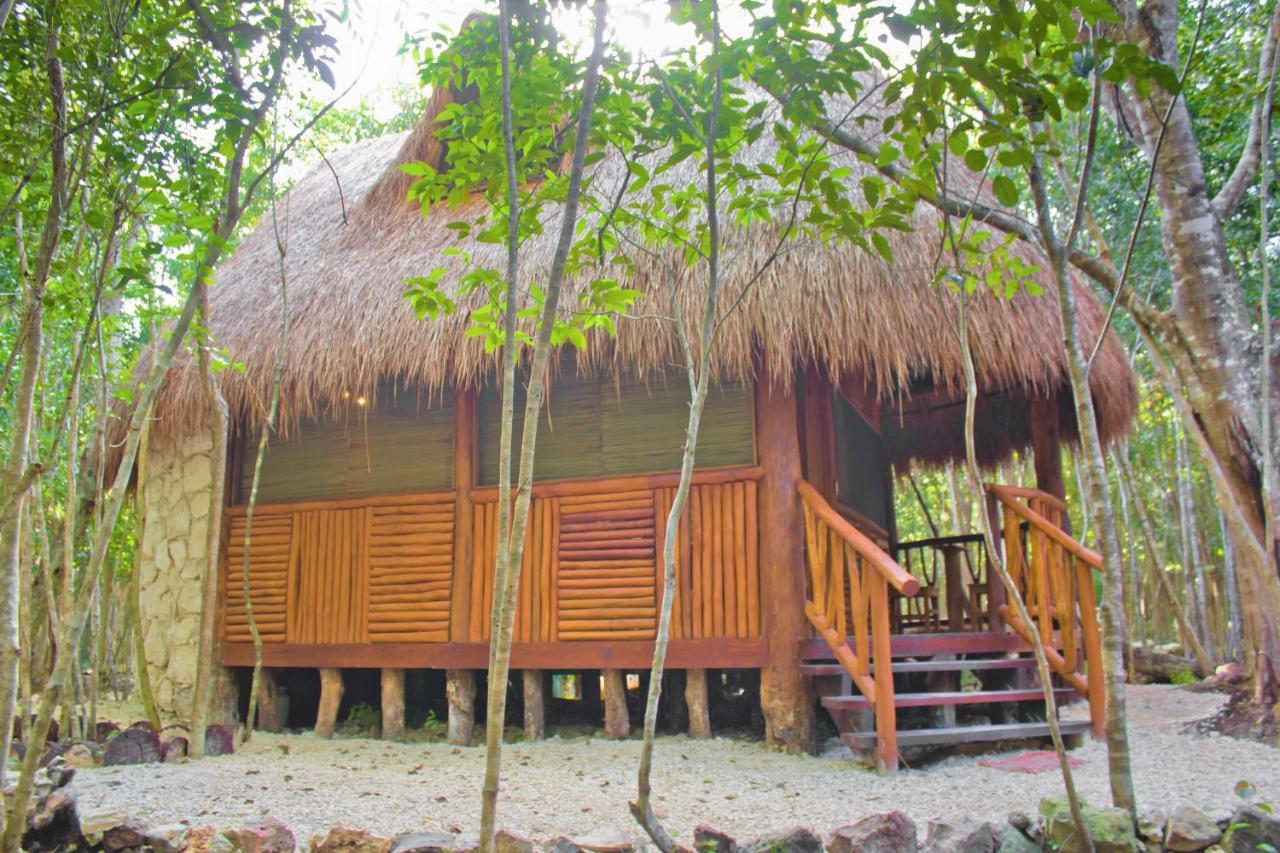 Aldea Maya-Ha Cabanas Con Cenotes Puerto Morelos Buitenkant foto