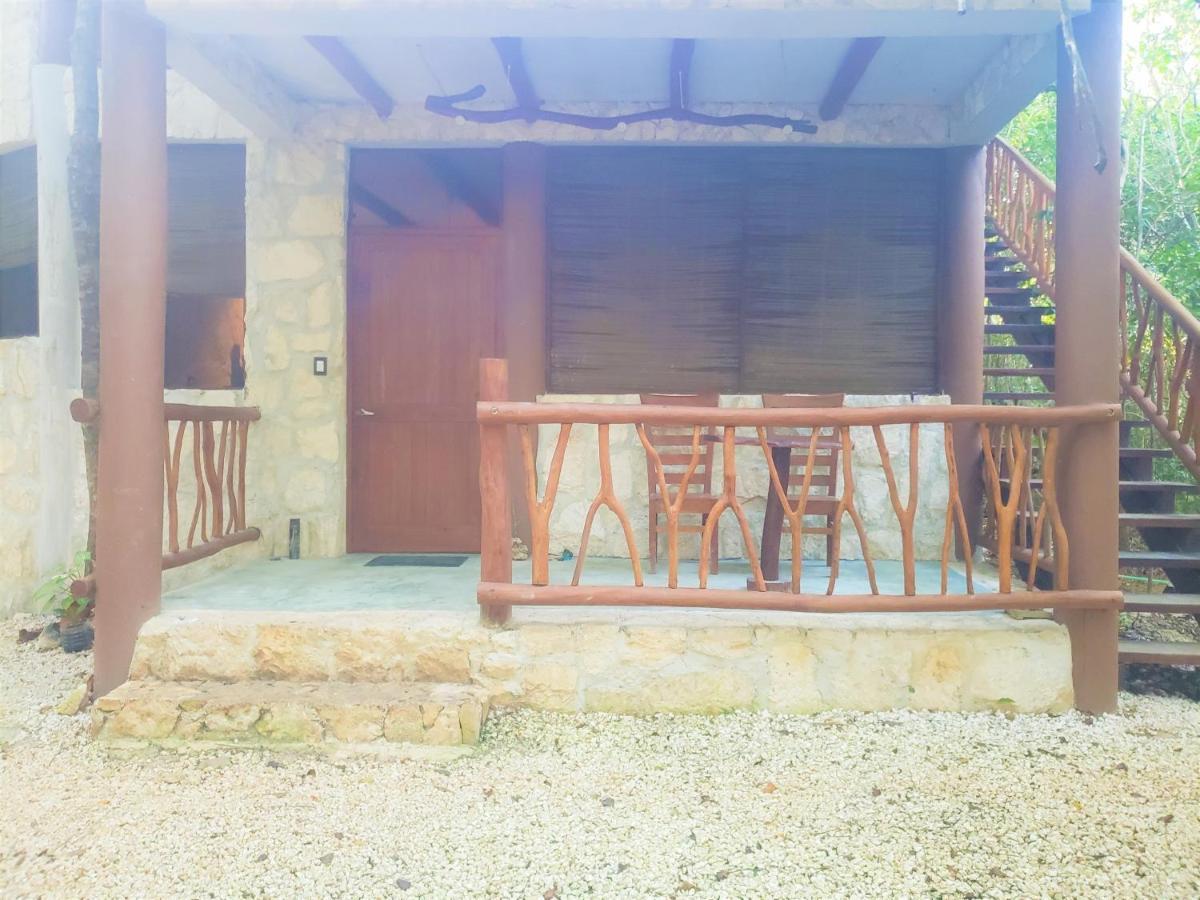 Aldea Maya-Ha Cabanas Con Cenotes Puerto Morelos Buitenkant foto