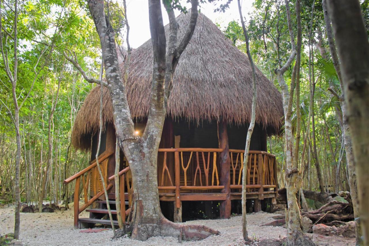 Aldea Maya-Ha Cabanas Con Cenotes Puerto Morelos Buitenkant foto