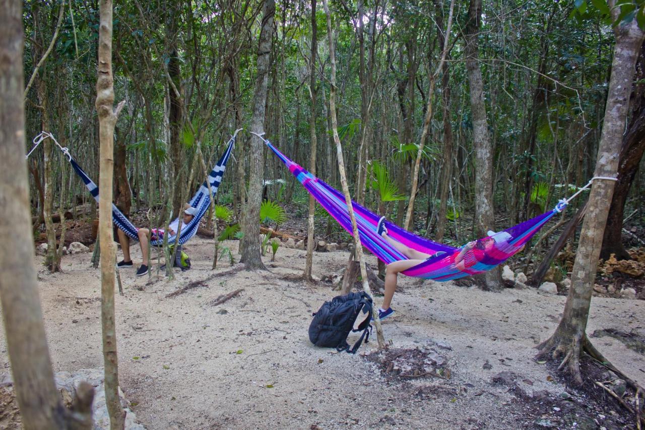 Aldea Maya-Ha Cabanas Con Cenotes Puerto Morelos Buitenkant foto